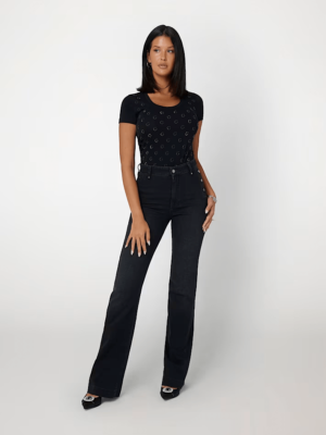Flare denim pant